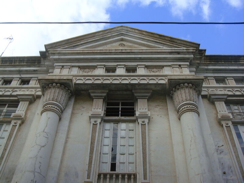 Fachada del Templo Masónico, uno de los elementos más característicos del patrimonio histórico de la capital tinerfeña