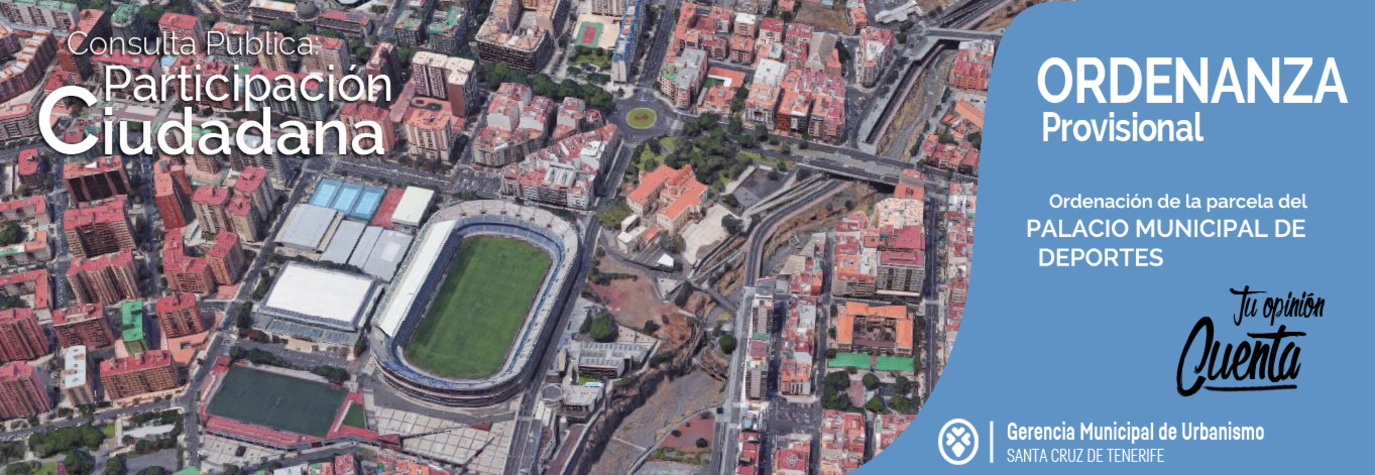 Ordenanza provisional para la Ordenación de la parcela del Palacio Municipal de Deportes de Santa Cruz de Tenerife