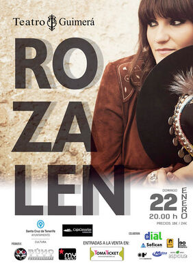 Cartel del concierto de Rozalen