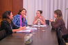 Foto de la alcaldesa, Patricia Hernández, y la responsable regional, María José Guerra, celebraron un encuentro para compartir impresiones
