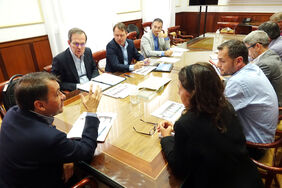 El alcalde presidió la nueva reunión de seguimiento sobre el plan Santa Cruz Verde 2030 celebrada en el Ayuntamiento