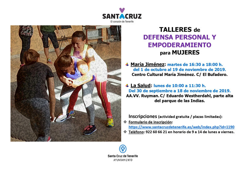 El Ayuntamiento de Santa Cruz organiza talleres de defensa personal y empoderamiento para mujeres 
