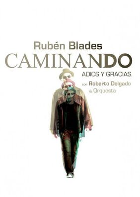 Cartel promocional del concierto del cantante panameño Rubén Blades.