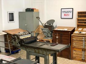 El taller de impresión tipográfica del Ayuntamiento de Santa Cruz cuenta con maquinaria histórica, única en las islas