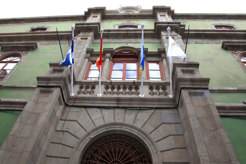 Antigua sede de la Escuela de Artes y Oficios en la plaza de Ireneo González