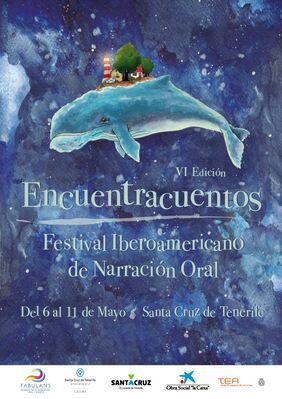 Cartel promocional del Festival Iberoamericano de Narración Oral 'Encuentracuentos'.