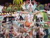 Danzarines Canarios,en una pasada actuación en el Carnaval