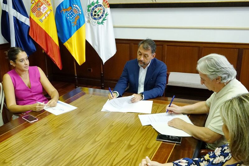 Santa Cruz firmó esta mañana su adhesión a la Red Española de Ciudades Saludables