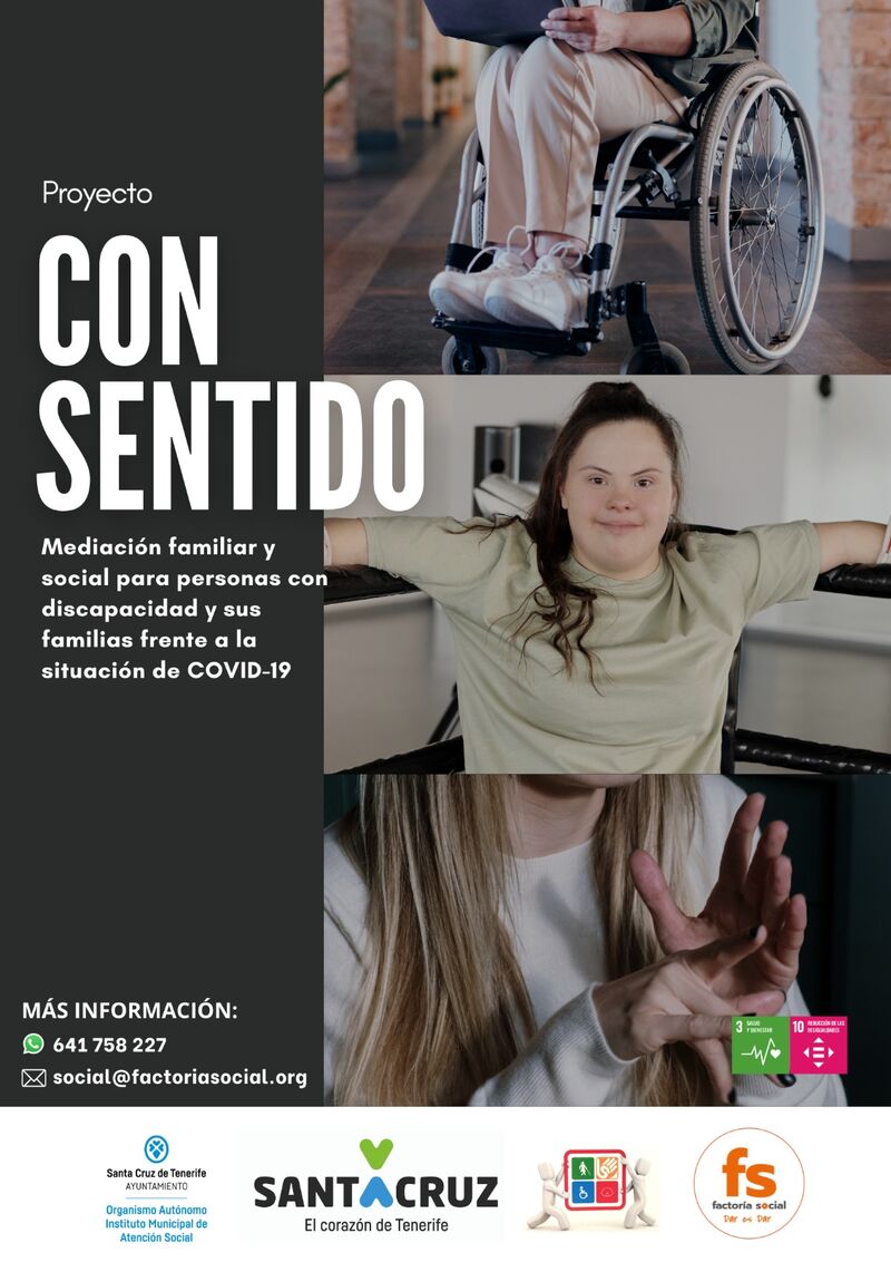 El proyecto Con-Sentido llega a los cinco distritos para apoyar a las personas con discapacidad y sus familias