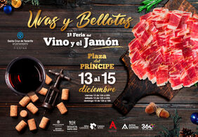 Santa Cruz acoge Uvas y Bellotas, la I Feria del Vino y el Jamón