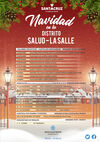 Cartel de las actividades navideñas en Salud-La Salle