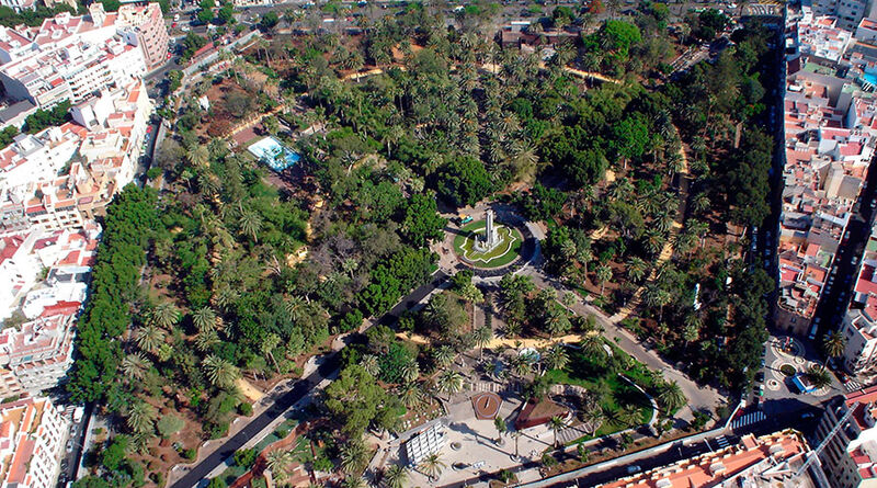 Vista área del parque García Sanabria