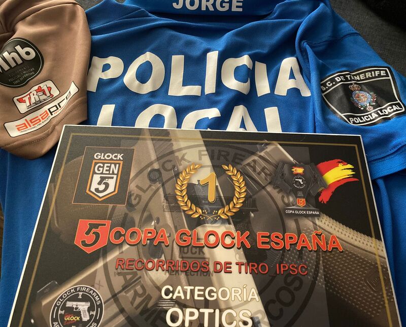El agente Jorge Gutiérrez completa una exitosa semana ganando la V Copa Glock 
