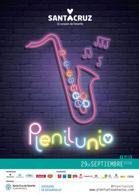 Cartel específico para las actividades musicales de Plenilunio