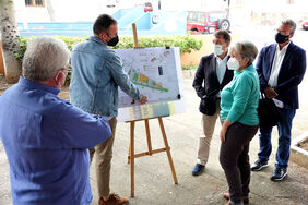 Santa Cruz presenta en El Sobradillo el proyecto de remodelación de la plaza 7 Islas