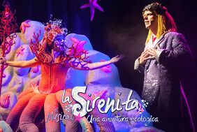 Cartel promocional del musical 'La Sirenita', que se representará este sábado y el domingo en el Teatro Guimerá.
