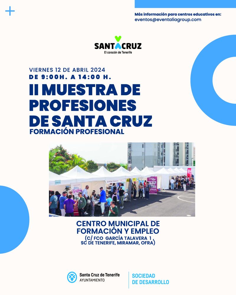 Santa Cruz impulsa el futuro laboral de los jóvenes con la II Muestra de Profesiones 