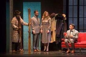 Detalle de una representación anterior del clásico de Agatha Christie 'La ratonera', que se esceneficará este fin de semana en el Teatro Guimerá de Santa Cruz.