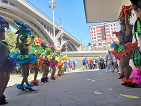 Foto de la visita a la Casa del Carnaval