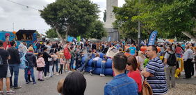 El Festival congregó a un numeroso público en el entorno de la plaza de España