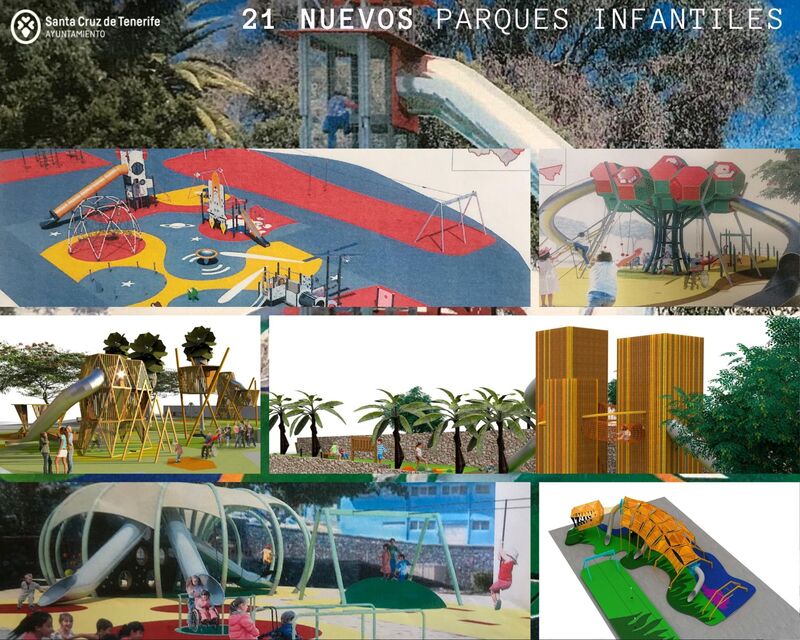 Imagen del proyecto de distintos parques infantiles