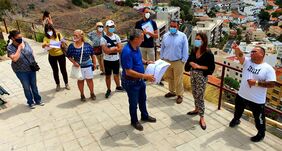 El Ayuntamiento de Santa Cruz explica a los vecinos de Barrio Nuevo las obras que acondicionarán los accesos