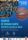 Cartel de uno de los dos campus organizados por Salud-La Salle