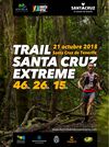 Cartel promocional de la carrera por montaña Santa Cruz Extreme.