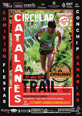 Cartel de la nueva edición de la carrera de montaña Circular Los Catalanes Trail