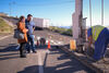 El Ayuntamiento de Santa Cruz realiza trabajos de acondicionamiento y mejora en las aceras de La Gallega