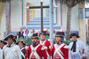 El barrio de El Toscal cierra sus fiestas con la Recreación Romera del Cristo de Paso Alto