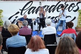 Detalle de una de las actuaciones musicales realizadas en el marco del 'Lavaderos Live Music' durante el verano.