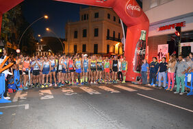 Detalle de la salida de la carrera nocturna del Plenilunio en su edición de 2016.