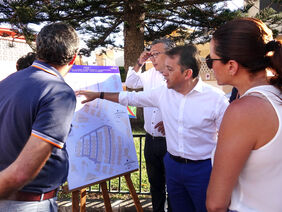 El alcalde dio a conocer detalles del proyecto a la representación vecinal