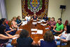 Un momento de la reunión, ayer, del Consejo Municipal de las Mujeres