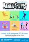 El Ayuntamiento de Santa Cruz celebra una nueva edición de BarrioSports mañana sábado en el Barrio del Perú