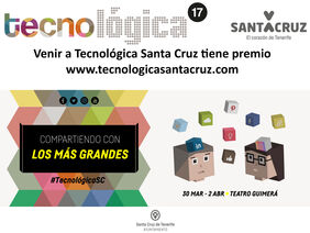 Imagen promocional de los sorteos de Tecnológica Santa Cruz