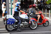 Un agente motorizado de la Policía Local de Santa Cruz de Tenerife