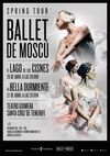 Cartel promocional de la gira que realizará esta semana el Ballet de Moscú en Santa Cruz.