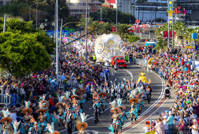 Imagen del Coso Apoteosis en la pasada edición del Carnaval