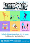El Ayuntamiento de Santa Cruz celebra una nueva edición de BarrioSports este sábado en el Barrio del Perú