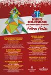 Cartel promocional de las actividades navideñas del Distrito Ofra-Costa Sur.
