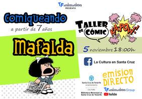 Mafalda será la protagonista del taller on line ‘Comiqueando’ programado por el OAC