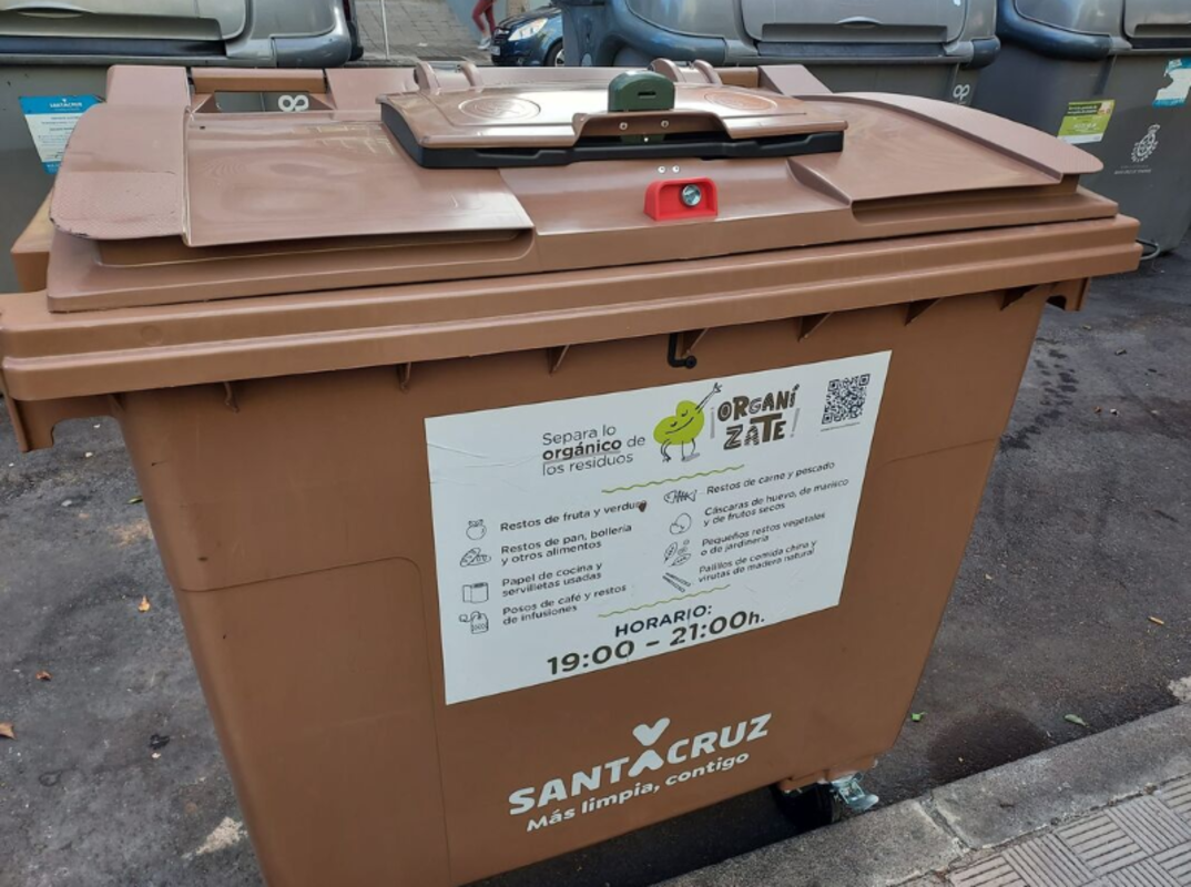 Ayuntamiento de Santa Cruz de Tenerife: La llave para el contenedor marrón  logra que el 98% de residuos orgánicos sean de alta calidad
