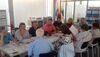 Imagen de la reunión del tagoror de Anaga bajo la dirección del concejal José Alberto Díaz-Estébanez