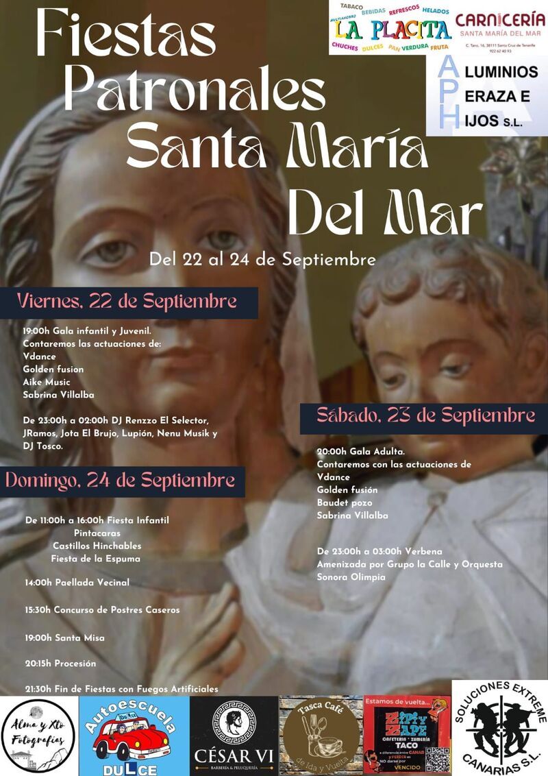 Esta semana Cueva Bermeja y Santa María del Mar celebran sus fiestas patronales