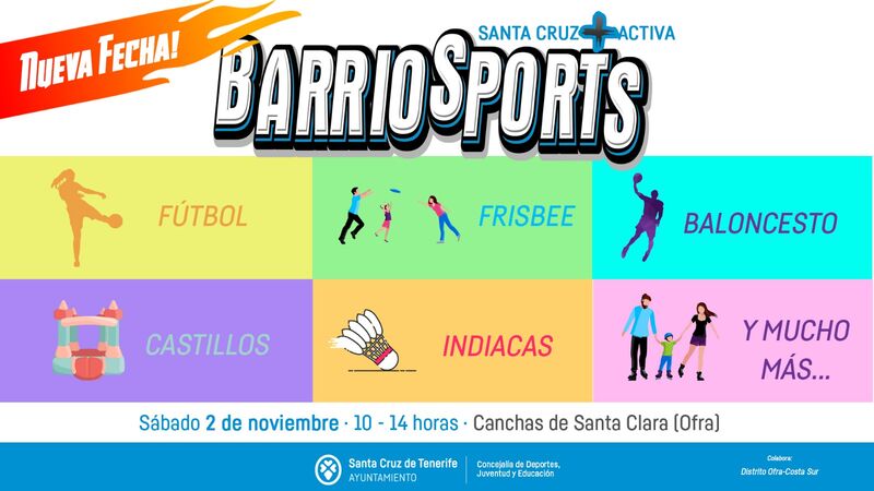 BarrioSports llega este sábado a Santa Clara tras su cancelación por las lluvias