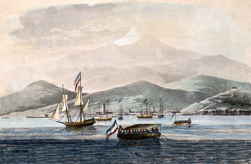 Puerto de Santa Cruz, en 1776