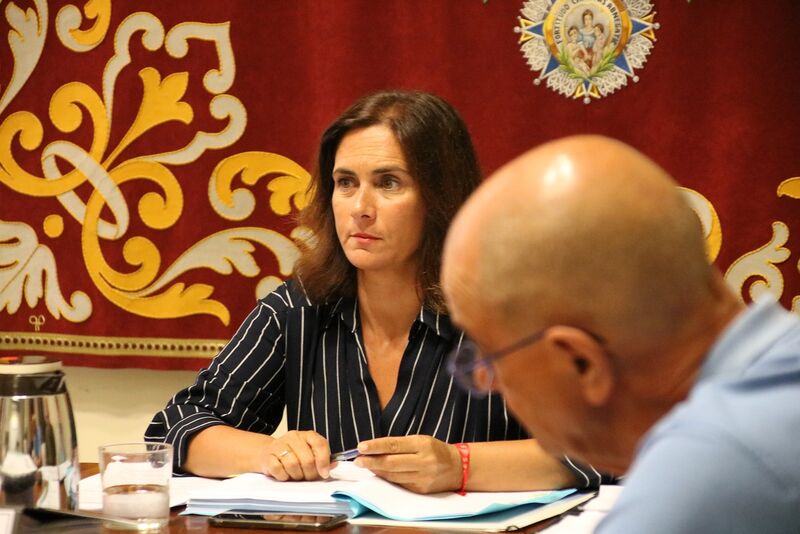 La concejala Marta Arocha durante la primera reunio?n del consejo rector del IMAS
