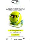 Cartel promocional del Torneo Juvenil Carnaval de Santa Cruz de tenis.